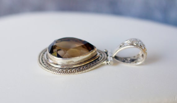 Sterling Silver. Smoky Quartz. Beautiful Sterling… - image 3