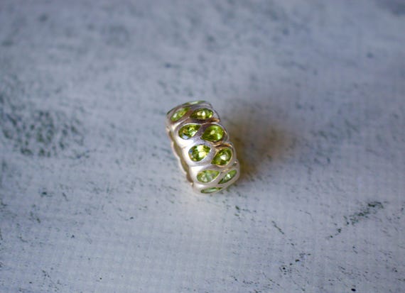 Sterling Silver. Peridot. Gorgeous, Wraparound St… - image 4