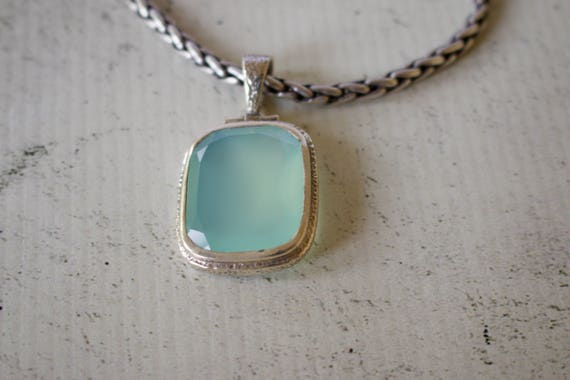 Sterling Silver. Chalcedony. Gorgeous Sterling Si… - image 1