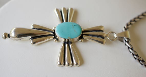 From Mexico. Sterling Silver. Turquoise. Huge Mag… - image 4