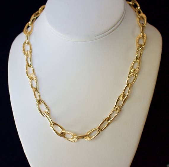 Gold. Stunning 14k Solid Gold Chain Necklace. - image 2