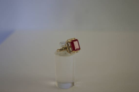 Gold. Ruby. Diamond. Gorgeous 10k Solid Gold with… - image 3
