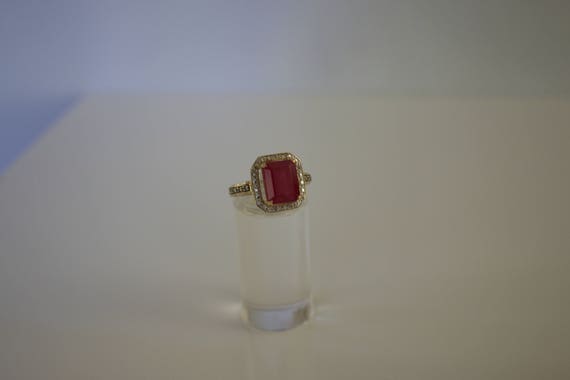 Gold. Ruby. Diamond. Gorgeous 10k Solid Gold with… - image 2