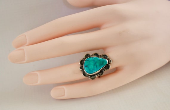 Handmade Turquoise Ring and Silver.