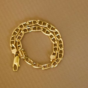 18k massief geelgouden armband.