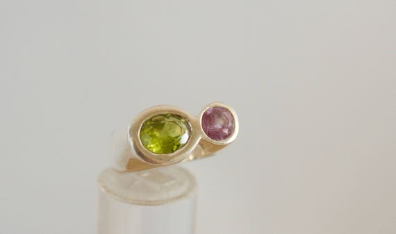 Elegant Sterling Silver with Genuine Peridot and … - image 5