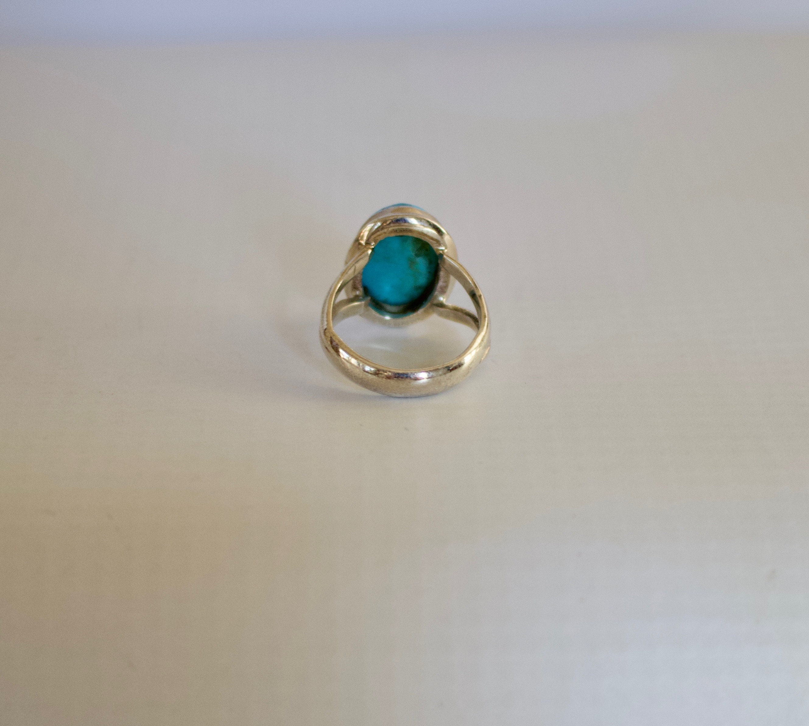 Beautiful Sleeping Beauty Turquoise Ring Set in Sterling - Etsy