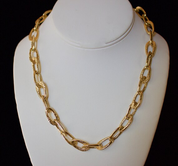 Gold. Stunning 14k Solid Gold Chain Necklace. - image 4