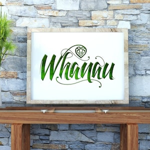 New Zealand Maori, Whanau, Digital Download, AVAILABLE INSTANTLY!, Printable, Decor, Digital Print, Wall Art Print, Poster