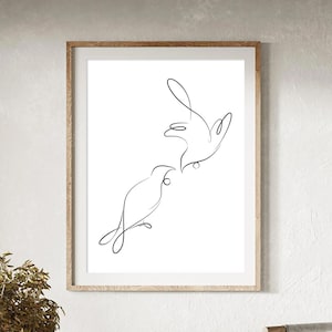 Zwei schöne Tui-Form Karte von Neuseeland Digitales sofort Download druckbare Wand Kunst Druck druckbares Plakat Geschenk