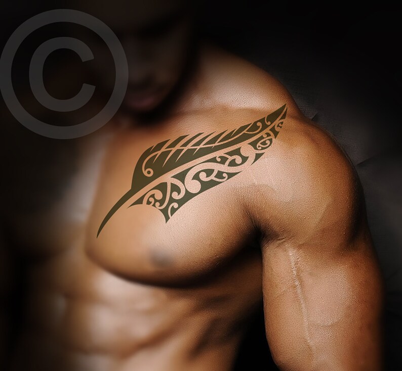 Kiwi Fern New Zealand Tattoo Digital Download AVAILABLE IN Etsy
