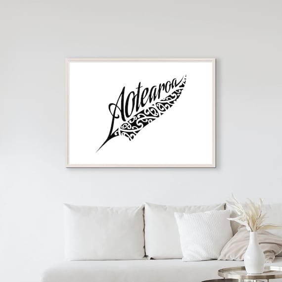 Silberfarn Print: Maori Tattoo Art, Aotearoa Design (Digitaler Download) -  Etsy sterreich