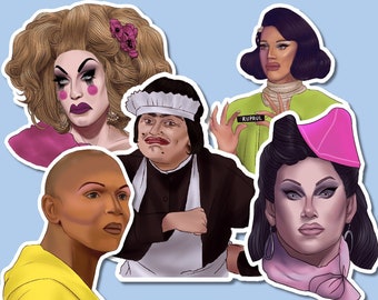 Drag Race Stickers LOOKS | RPDR Queens | Memes | LGBTQ+ | Humor | Drag Gifts