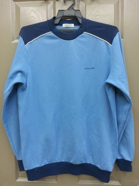 adidas trefoil sweatshirt blue