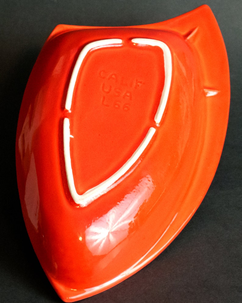 1950s Mid Century Modern Tray / Laguna / Rocket Fin Dish / Etsy