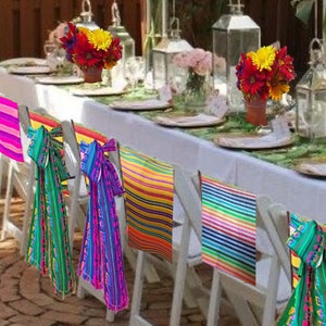 Fiesta Chair Covers (Set of 6): Mexican Wedding Party Decor