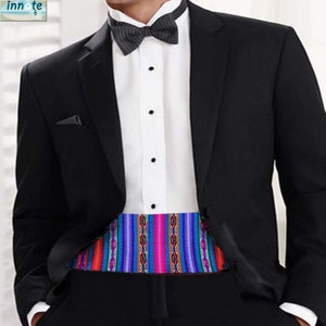 tuxedo cummerbund, purple, andean, faja andina para tuxedo, morada, aguayo, ethnic, band, andean tuxedo band