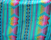 Fabric, by yard Mexican cambaya, Reboseo fabric, table runners, Aztec fabric, ethnic decor, apparel