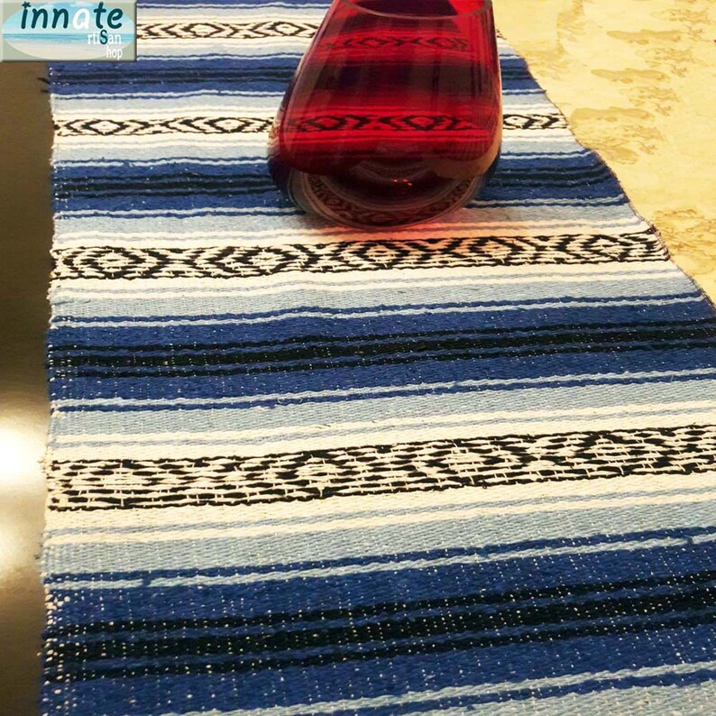 Mexican Blanket Table Runner Fiesta Boho Image 0