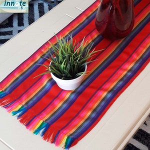 Mexican table runners, table runner,Mexican decor,cambaya,Mexican fiesta,red, orange, yellow