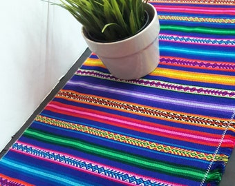 Tablecloth 3' x 3', andean turquoise tablecloth,ethnic design,hispanic linen,Cusco decor,ethnic,artisan,hispanic,South American decor