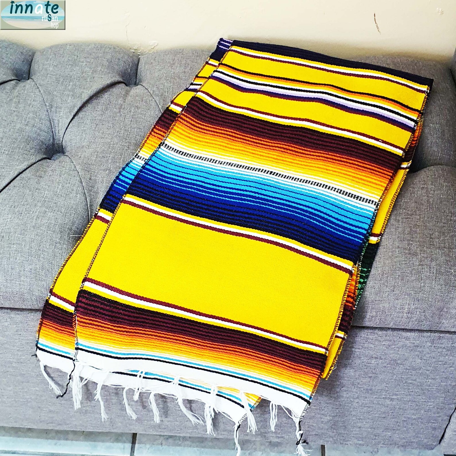 Stole 62 5ft authentic Mexican Serape Etsy