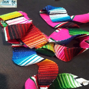 Scrap Serape fabric, Mexican fabric, remnant serape, retazo
