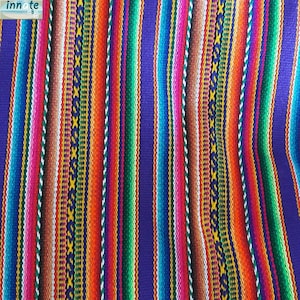Purple Aguayo Fabric by the Yard: Andean Inca Textiles