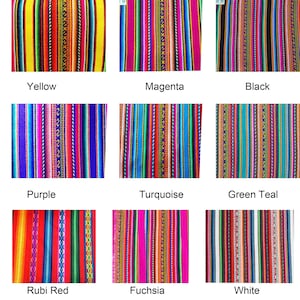 Placemats vivid colors,Sets, royal blue, orange,ethnic,Peruvian,Peru,Inca,aguayo,hispanic,decor,linen,Andean placemats,ethnic,individuales image 6