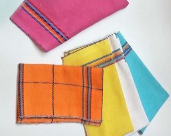 Rustic Jerga Kitchen Cloths, Absorbent Cleaning Trapos, 4-Pack