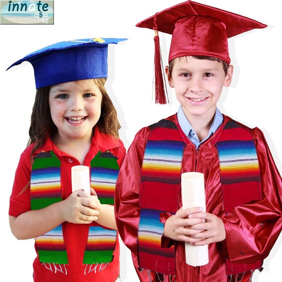Genuine Mexican Serape Blanket Graduation Stole Sash Latino Hispanic Pick Your Color