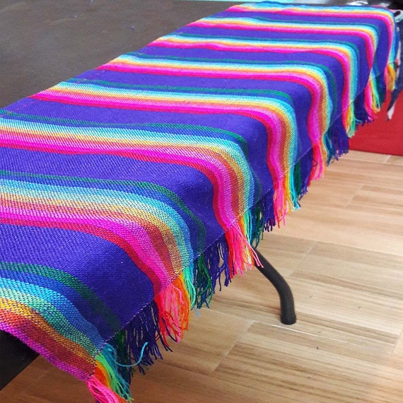Cambaya Table Runner: Ethnic Mexican Decor, Boho Small Tablecloth