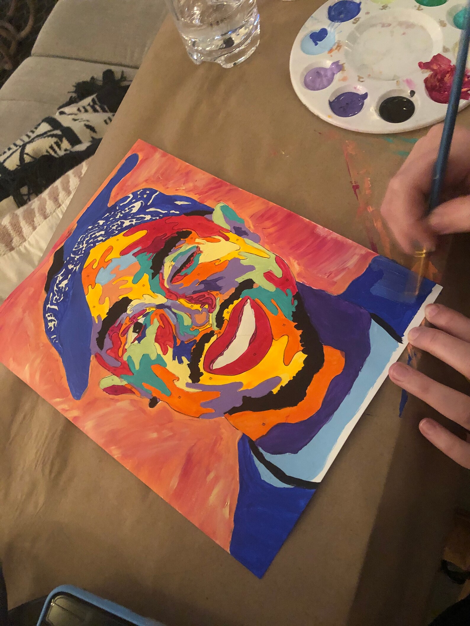 Tupac Paint By Number Kits Adult Paint By Numbers Kit Etsy