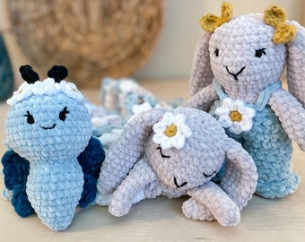 Crochet Amigurumi Pattern Bundle: Bunny & Butterfly (PDF Pattern)