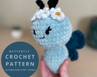 Crochet Butterfly Amigurumi Pattern: Spring Animal Plush (PDF Pattern)