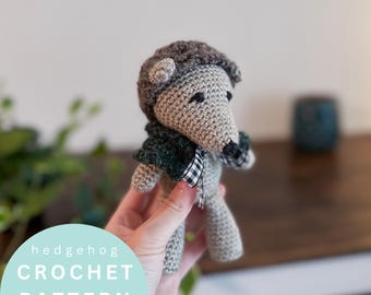 Hedgehog Crochet Pattern: Woodland Amigurumi (PDF Download)