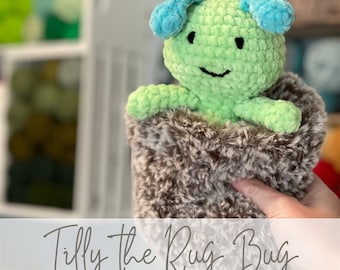Patrón de crochet para Tilly the Rug Bug: Peluche amigurumi (Patrón PDF)