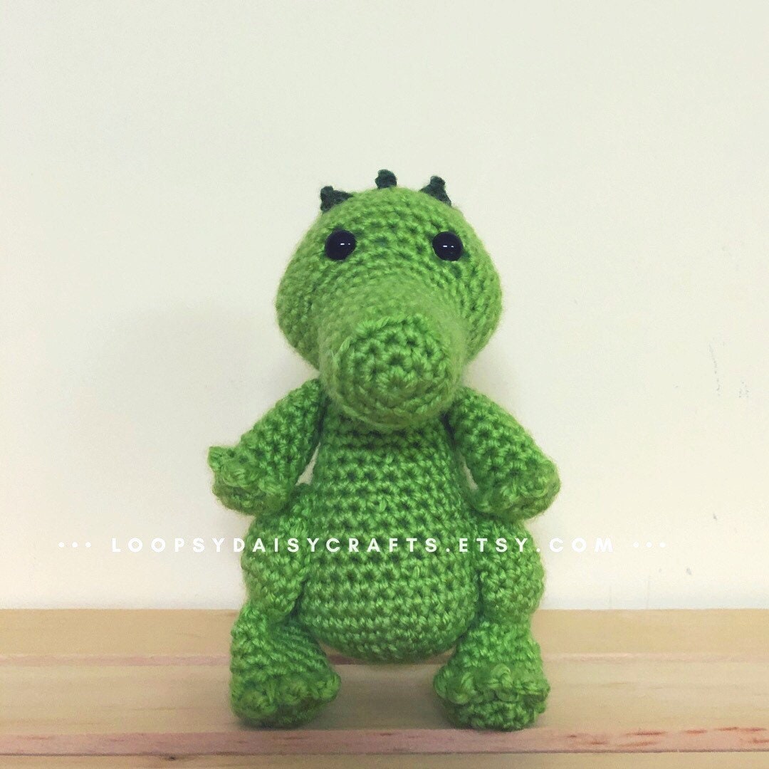 small stuffed alligator