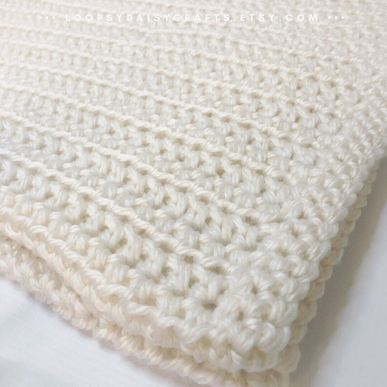 ivory baby blanket