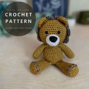Lion En Crochet Positif - Cadeau émotionnel Avec Carte Inspirante - Soutien Et Bonne Chance