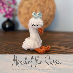Swan Crochet Pattern | Swan Amigurumi Pattern | Swan Instructions | Crochet Pattern