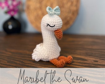 Swan Crochet Pattern | Swan Amigurumi Pattern | Swan Instructions | Crochet Pattern