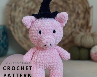 Pig Crochet Pattern | Pig Amigurumi Pattern | Pig Instructions | Halloween Crochet Pattern