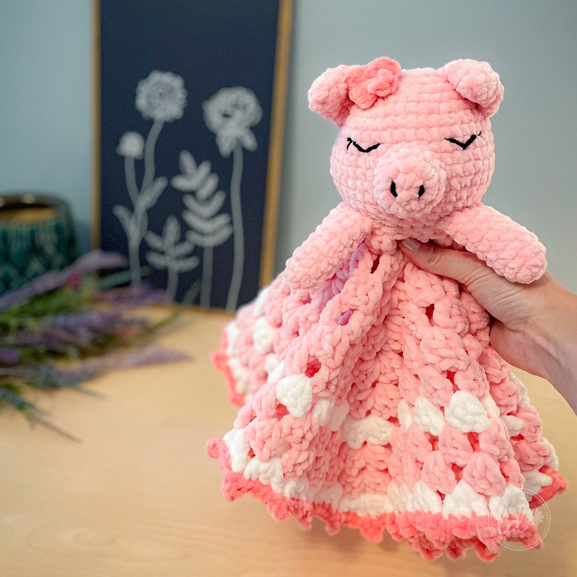 かぎ針編みのブタのラブリーパターン：あみぐるみ農場の動物（PDF