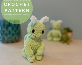 No Sew Amigurumi Cricket Crochet Pattern (PDF Pattern)