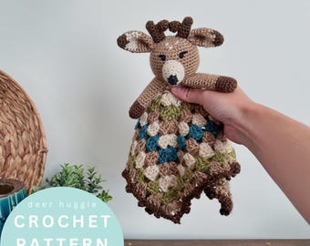 Deer Lovey Crochet Pattern: Woodland Amigurumi Snuggler (PDF Pattern)