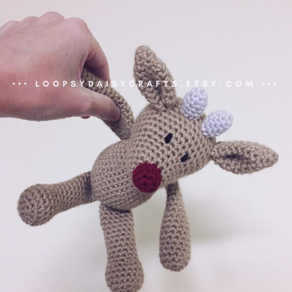 small rudolph stuffed animal