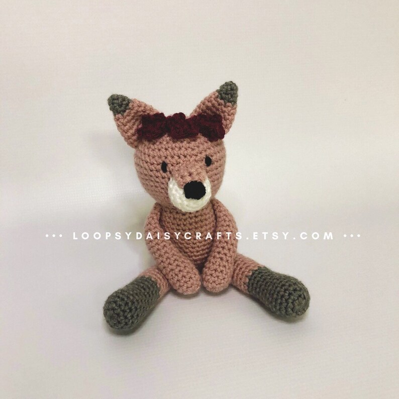 pink fox stuffed animal