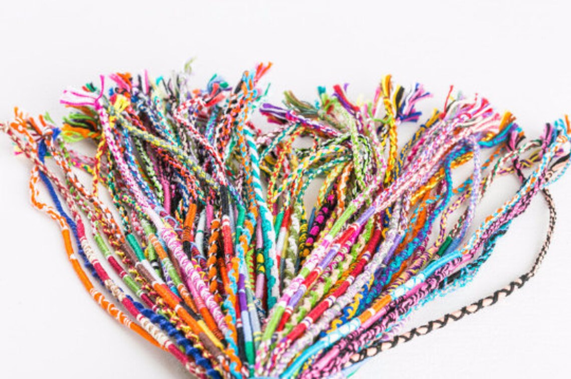 Threads of Hope Bracelets or Anklets Handmade & Colorful Etsy