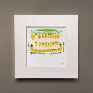 Movie Night, watercolor, pen & ink